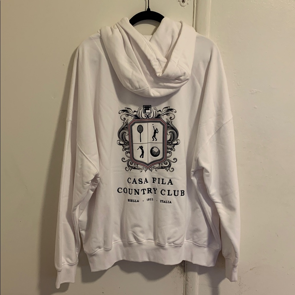 Men’s fila casa country club white soft hoodie! - Picture 5 of 5